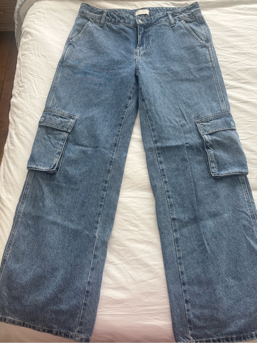 PacSun low rise baggy cargo jeans